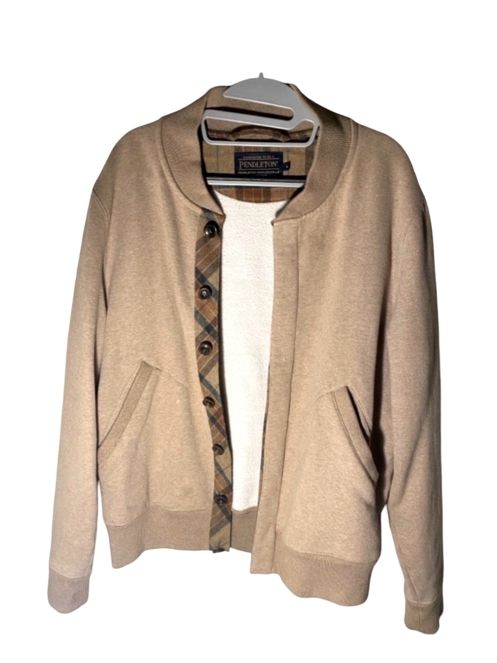 Pendleton Men’s Crewneck Sweater Jacket